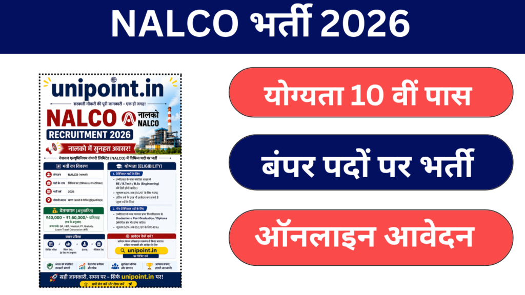 Nalco Recruitment 2026