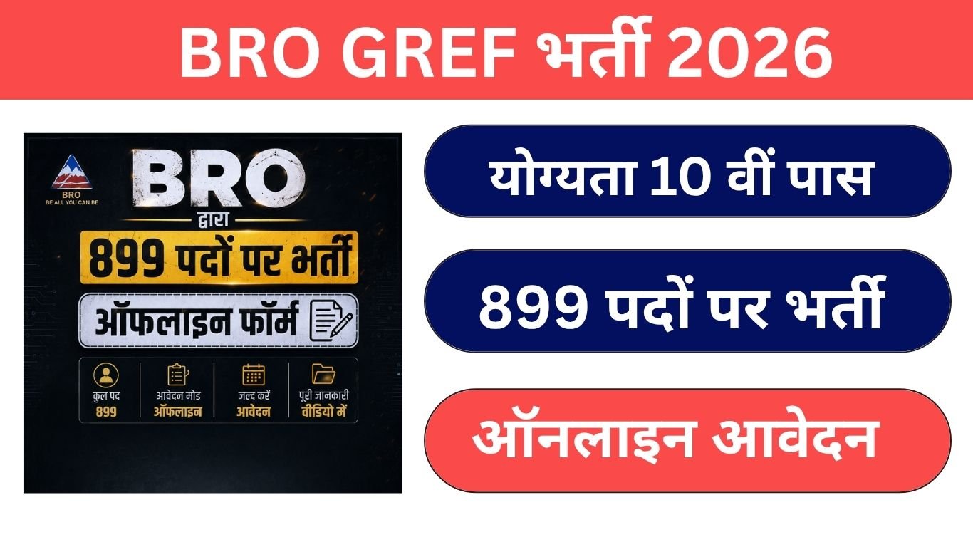 BRO 899 Post Bharti