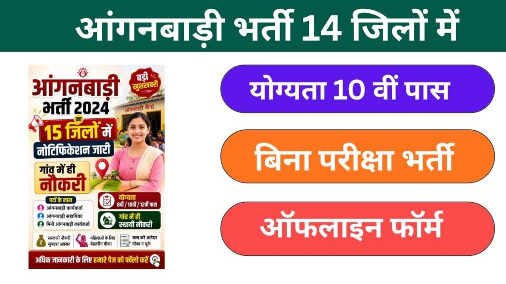 Rajasthan Anganwadi Bharti 2026