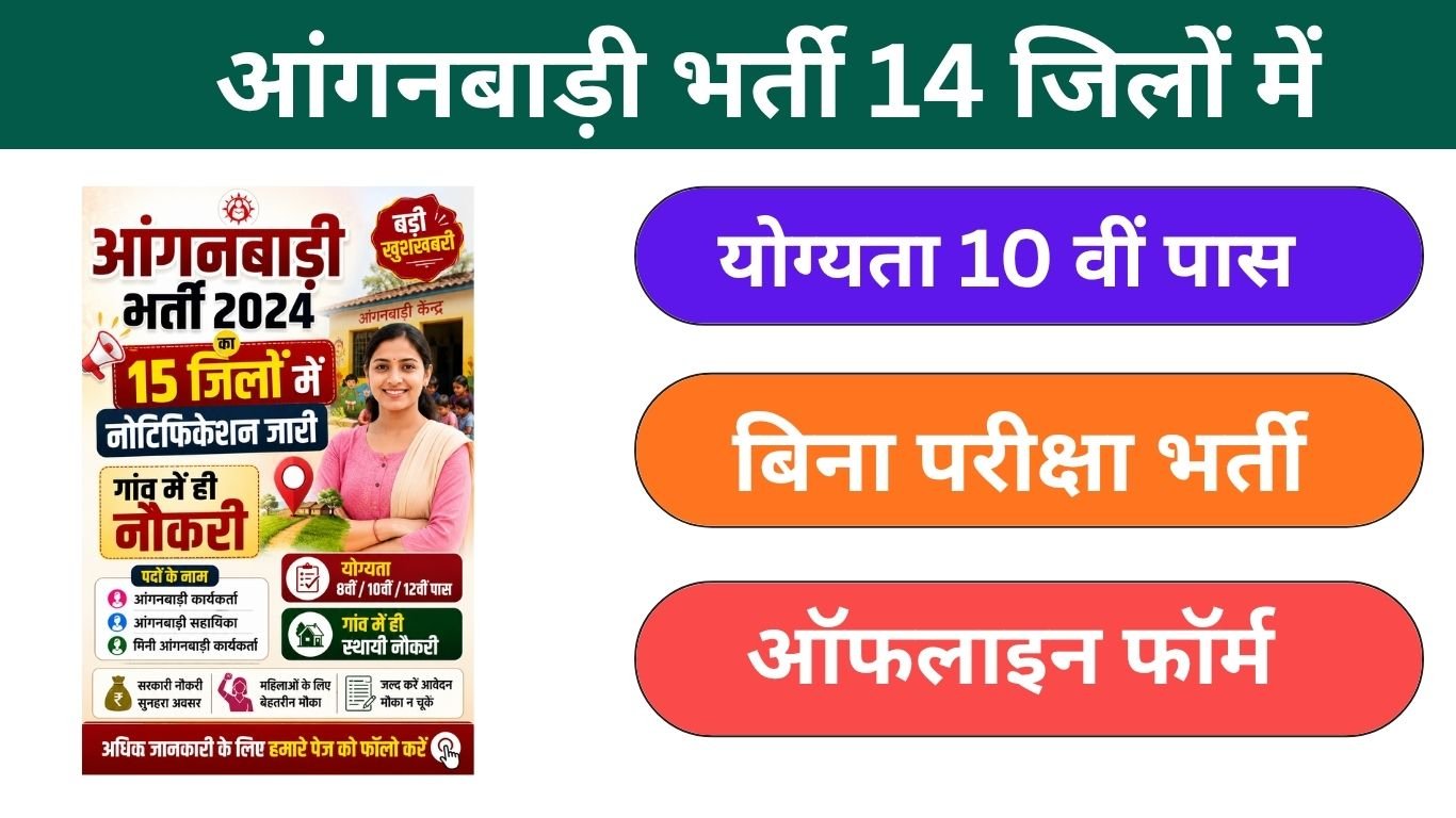 Rajasthan Anganwadi Bharti 2026