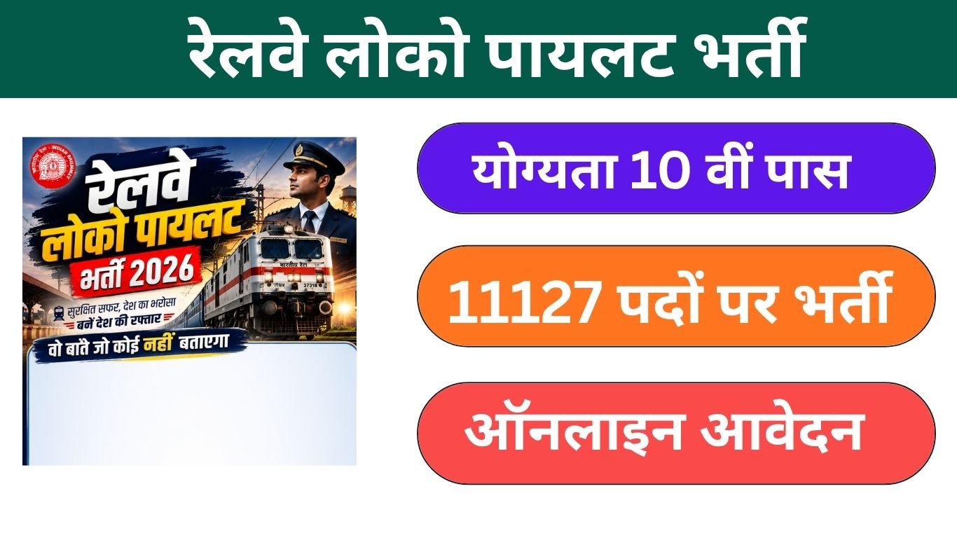 Railway Assistant Loco Pilot Bharti Form