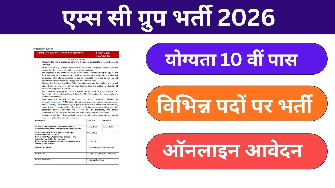 aiims bharti 2026