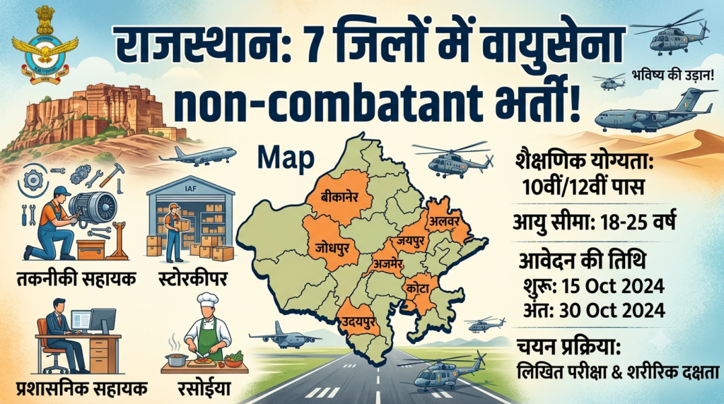 Rajasthan Airforce Bharti 2026